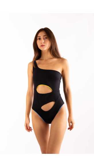 SIRIA scuro costume da bagno intero double face
