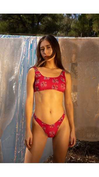 GISELA corallo costume da...