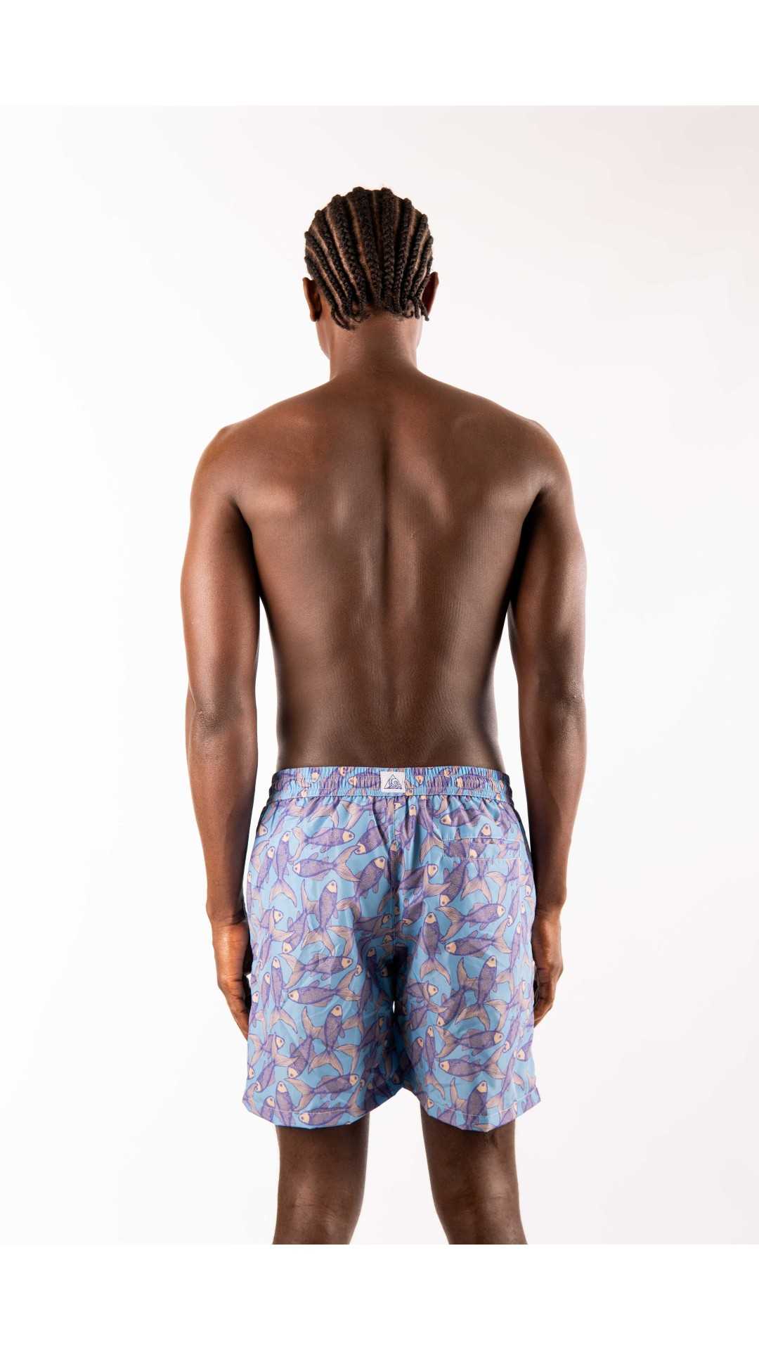 HIERA azzurro costume da bagno boxer
