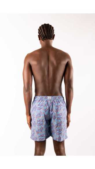HIERA azzurro costume da bagno boxer
