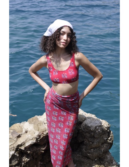 Pantelleria Corallo Bandana Double-face