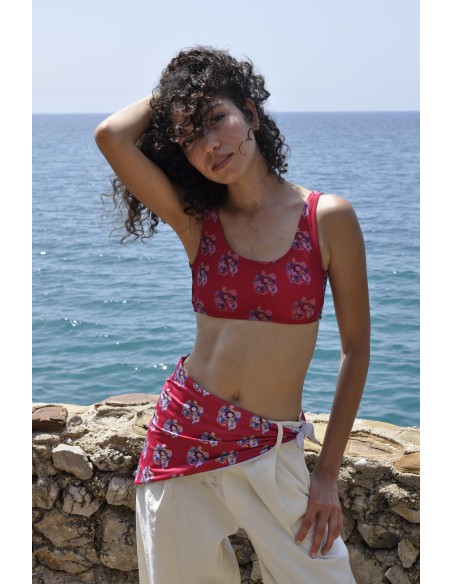 Pantelleria Corallo Bandana Double-face