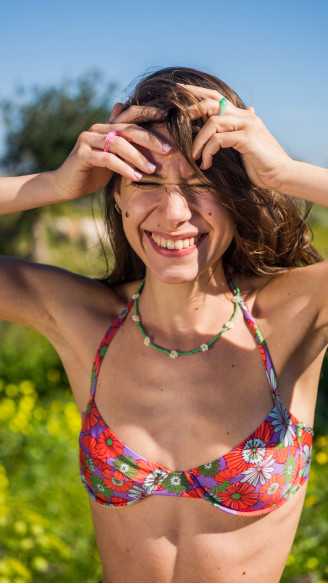 ADELE fiori costume da bagno donna bikini