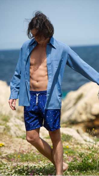 MAX rombi costume da bagno boxer