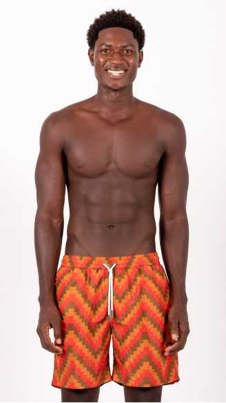 APOLLO patchwork costume da bagno boxer