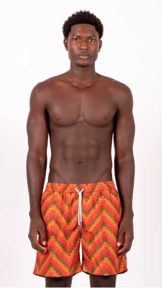 APOLLO patchwork costume da bagno boxer