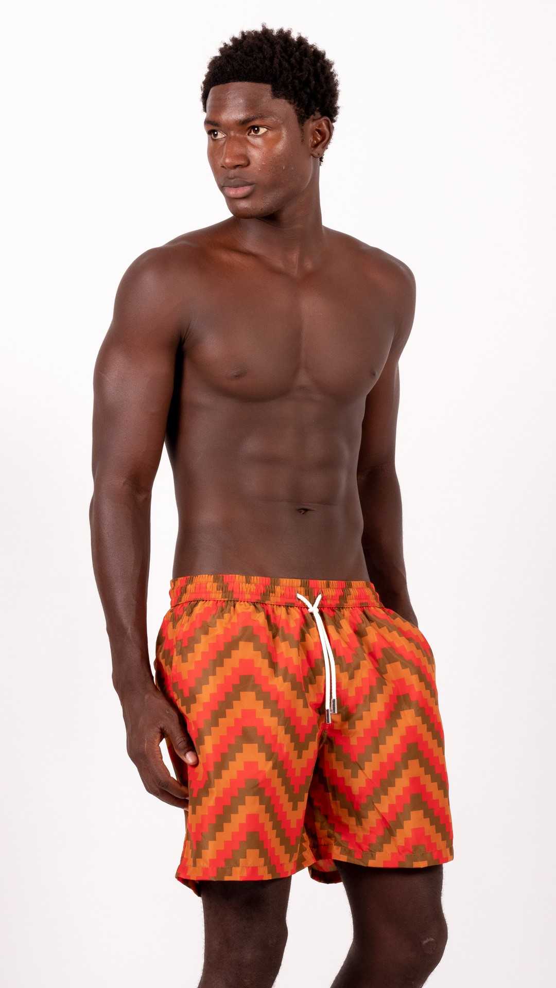 APOLLO patchwork costume da bagno boxer