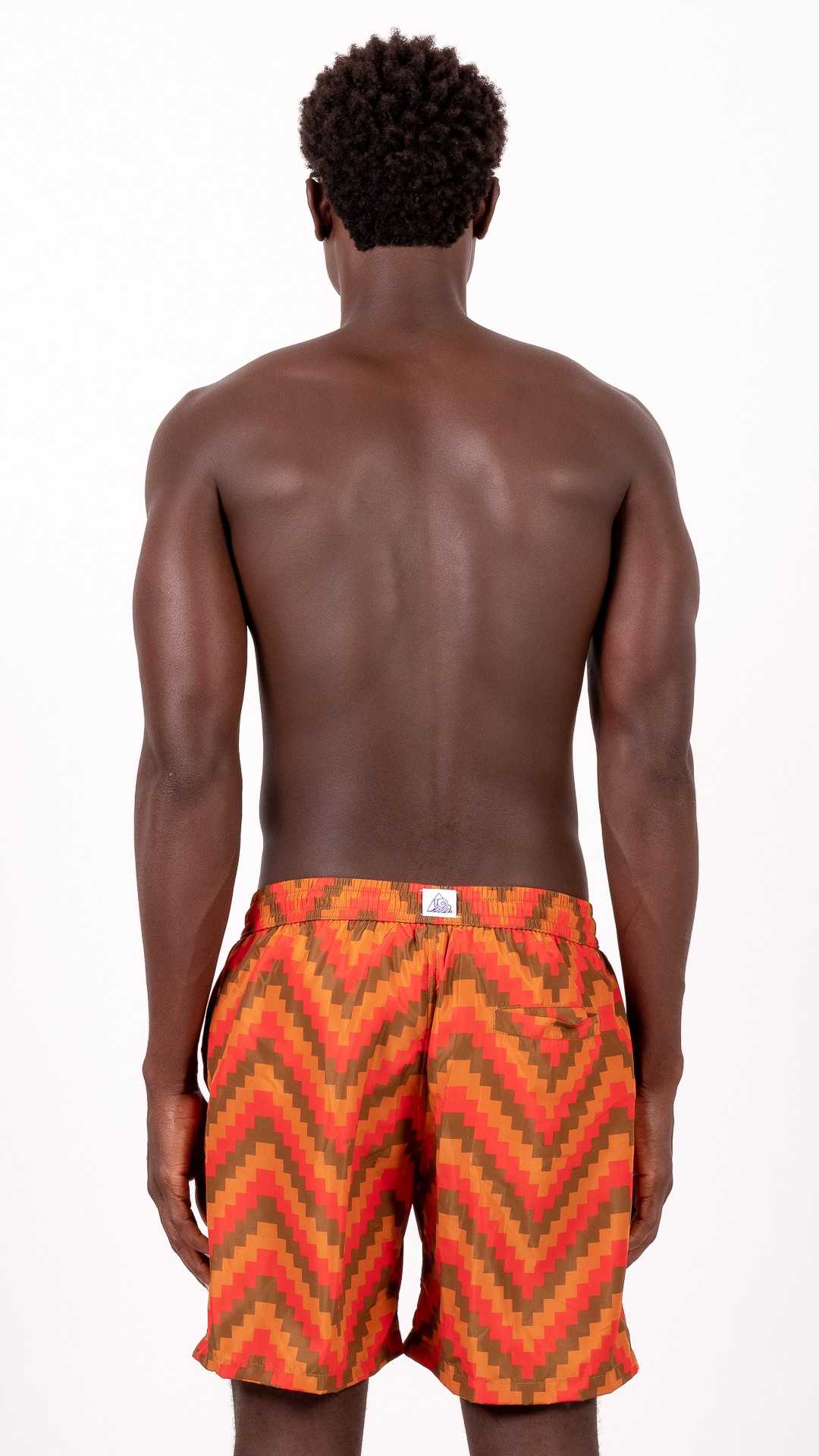 APOLLO patchwork costume da bagno boxer