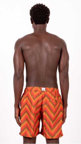 APOLLO patchwork costume da bagno boxer